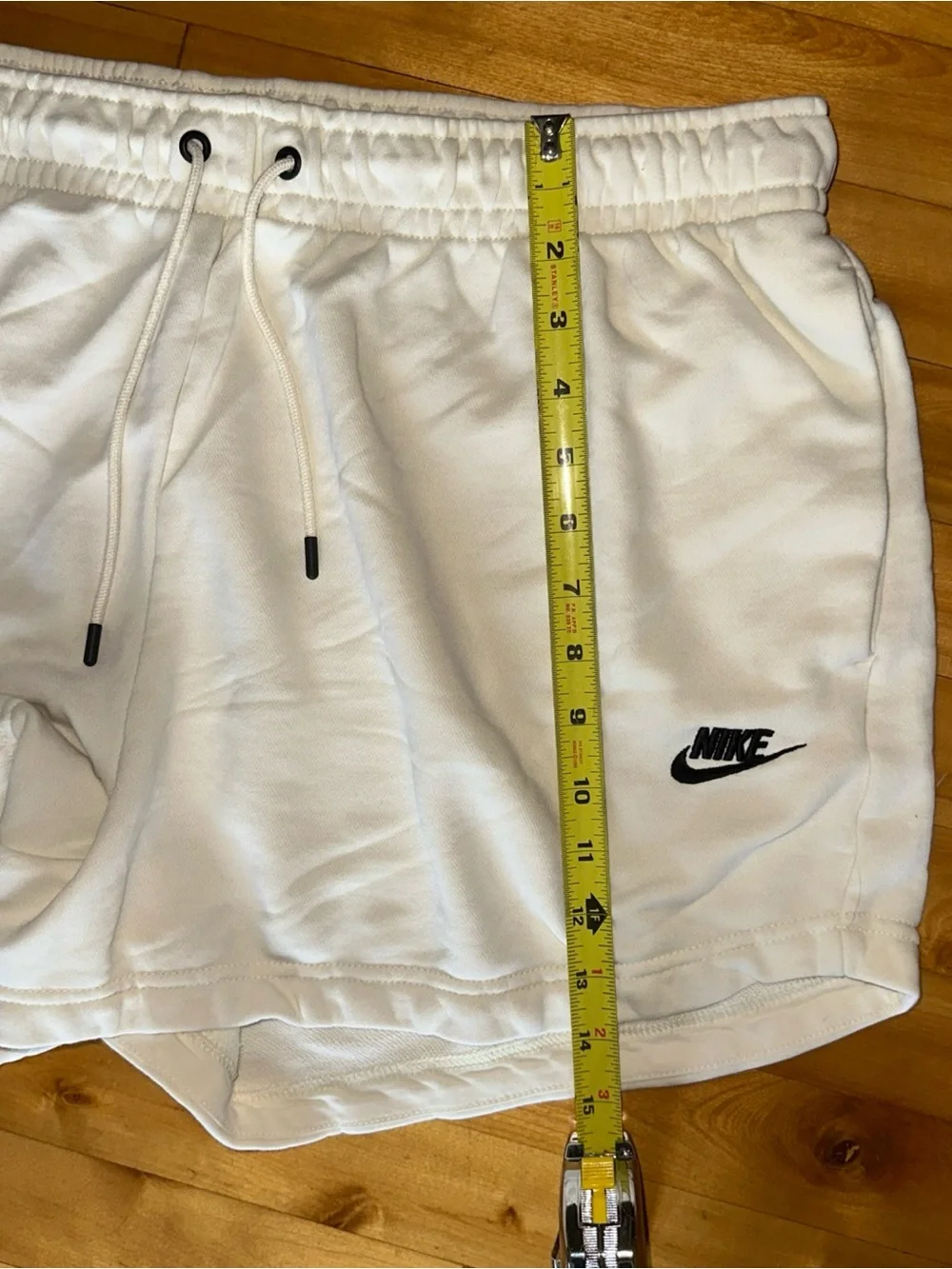 Nike Sportswear Essential Shorts Womens 1X Pale Yellow French Terry CZ3554-113
